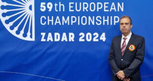 Mestre Joaquim Fernandes com excelente desempenho no 59° Campeonato da Europa de Karate Seniores