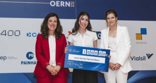 Joana Moura, de Roriz, distinguida com prémio de mestrado da Ordem dos Engenheiros