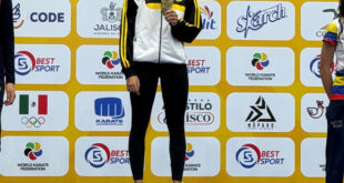 Ísis Matos conquista medalha de ouro em prova mundial de karaté no México