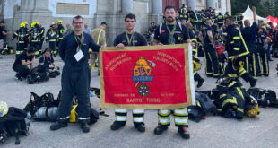 Bombeiros Voluntários de Santo Tirso marcaram presença no Escadório da Humanidade 2026